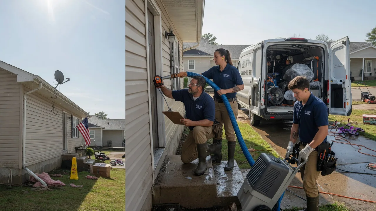 Ceiling Water Damage Restoration in Frankfort, IN near me